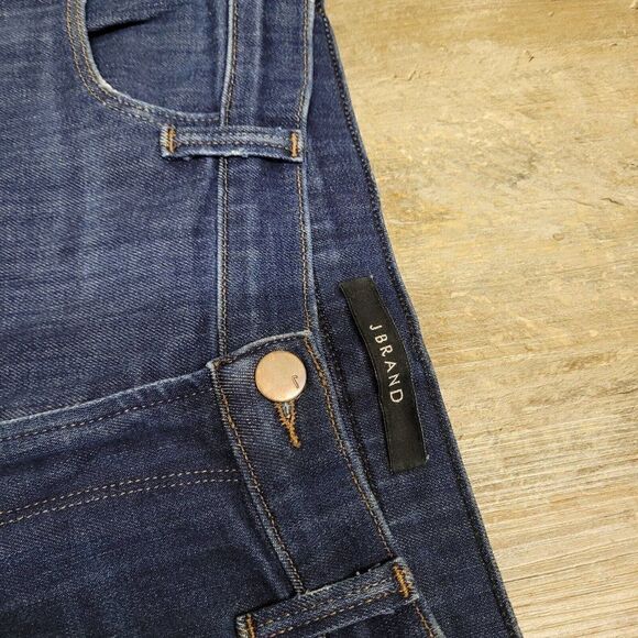 J Brand Alana Volatile High Rise Crop Jeans Size 29 Womens Blue Dark Wash Skinny - Picture 13 of 16